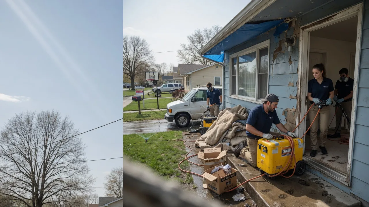 Basement Flood Cleanup in Okemah, OK near me